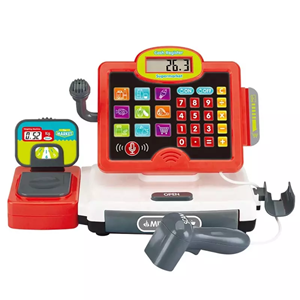 اسباب بازی صندوق فروشگاهی کودک قرمز supermarket cashier toys BSCI Five Star_اسباب بازی